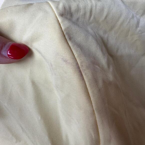 Aqua Halter Mini Dress Butter Yellow size M - Picture 4 of 6